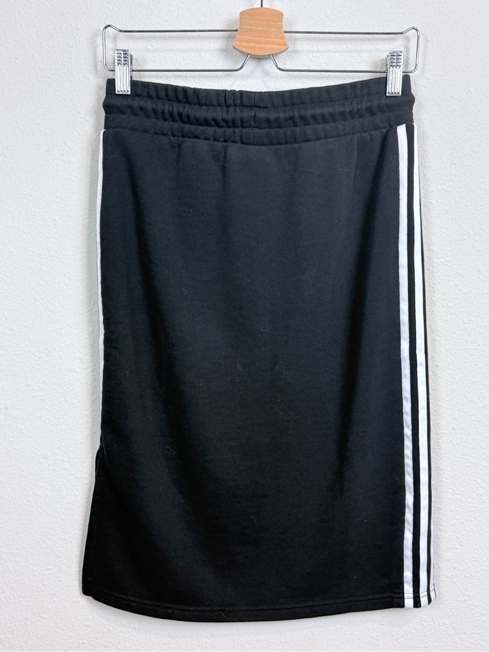 adidas Black 3-Stripe Midi Skirt S - Picture 5 of 10